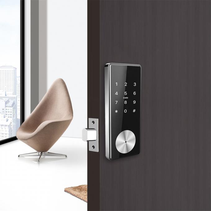 Serratura elettronica dell'appartamento di Digital di porta delle serrature di WiFi di porta della serratura di combinazione senza fili di Bluetooth APP senza maniglia 1