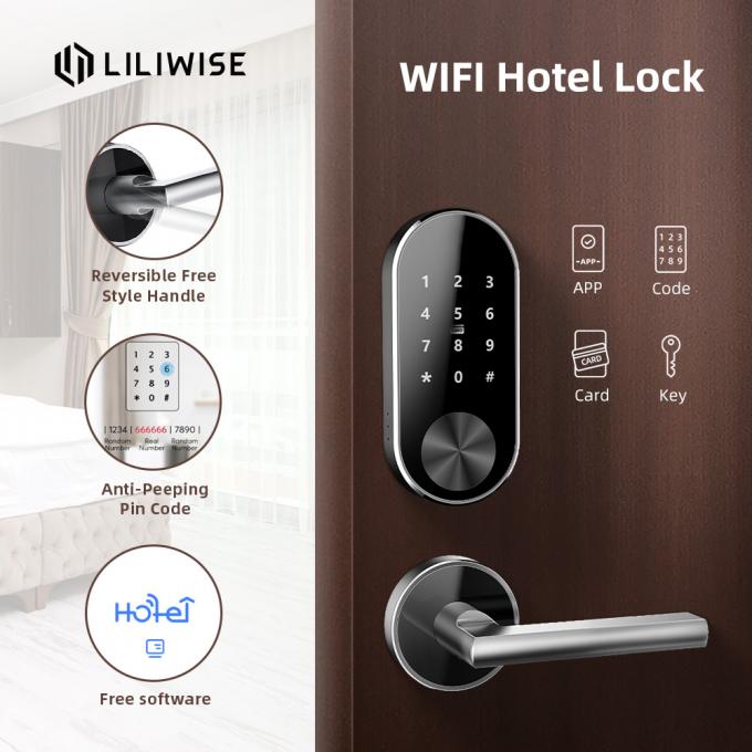 Servizio telecomandato WiFi astuto dell'OEM delle serrature di porta dell'hotel online con il APP 3