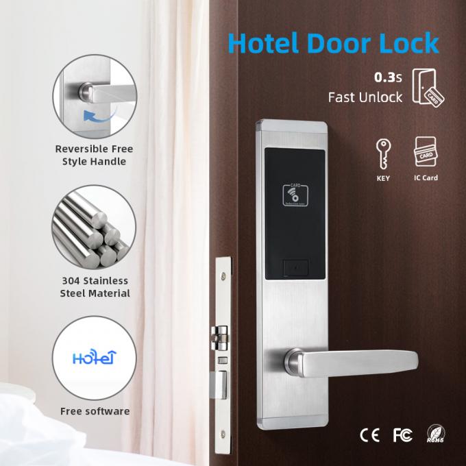 Entrata Keyless commerciale delle serrature di porta dell'hotel bidirezionale sbloccare bene durevole 0