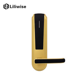 Serratura di porta dorata dell'entrata della carta di IC, serrature di porta elettroniche con il lettore di schede