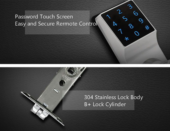 Touch screen telecomandato dell'acrilico di Elgant della tastiera di Digital della porta di serratura della carta elettronica di codice 2