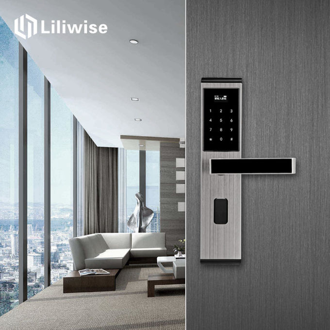 Serratura di porta commerciale della tastiera, alta serratura di porta del touchpad dell'appartamento di riconoscimento 0