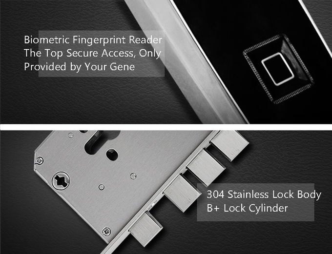 Serrature di porta Keyless di sicurezza dell'impronta digitale, serratura di porta elettronica Keyless di Digital 1