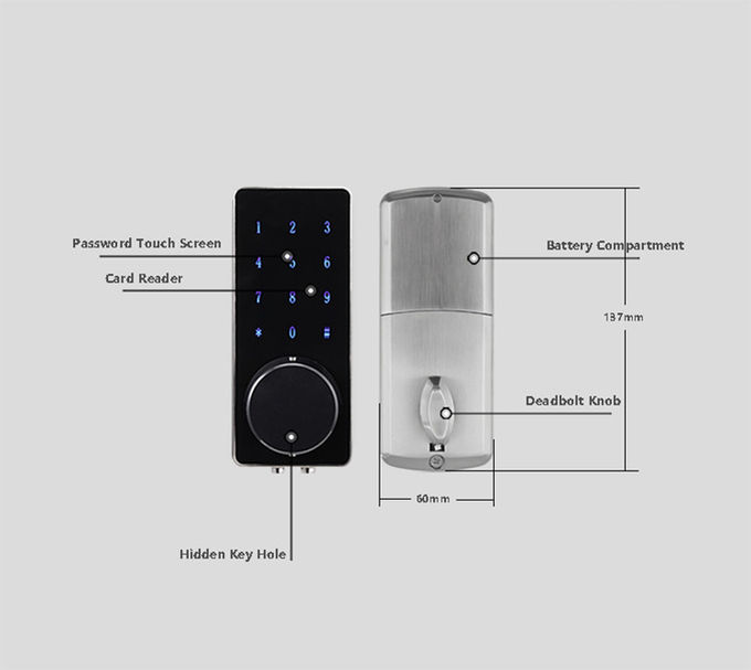 Il APP controlla la serratura di entrata principale a distanza, serratura di porta astuta della chiusura di auto di Bluetooth 3