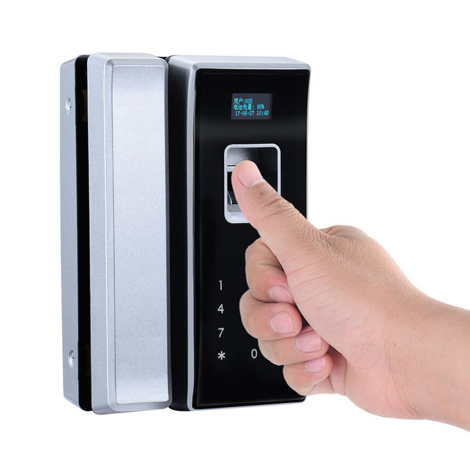 L'impronta digitale di vetro di Smart Card della serratura di porta del touch screen di Digital sblocca per il dipartimento commerciale 2