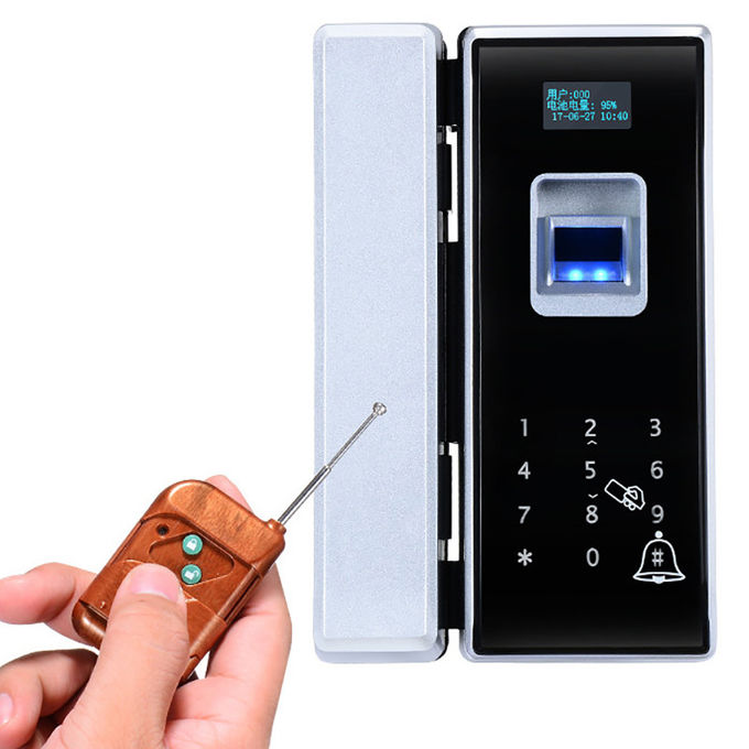 L'impronta digitale di vetro di Smart Card della serratura di porta del touch screen di Digital sblocca per il dipartimento commerciale 0