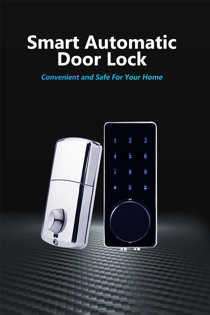 La serratura di porta nera di codice di chiavistello senza molla di scatto Airbnb WiFi Bluetooth APP dirige il sistema 0
