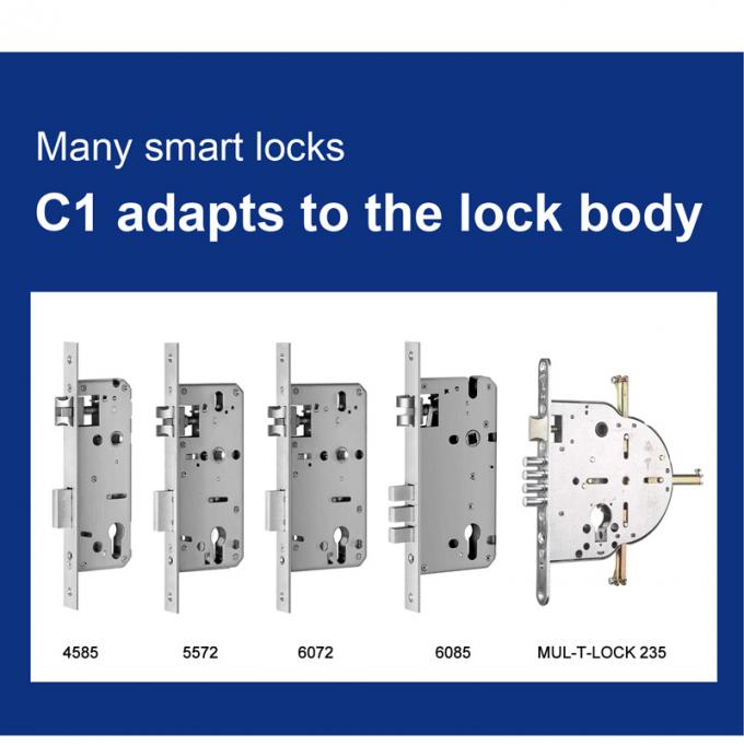 Nuovo design di serratura digitale intelligente e sicura per porte a cilindro 9