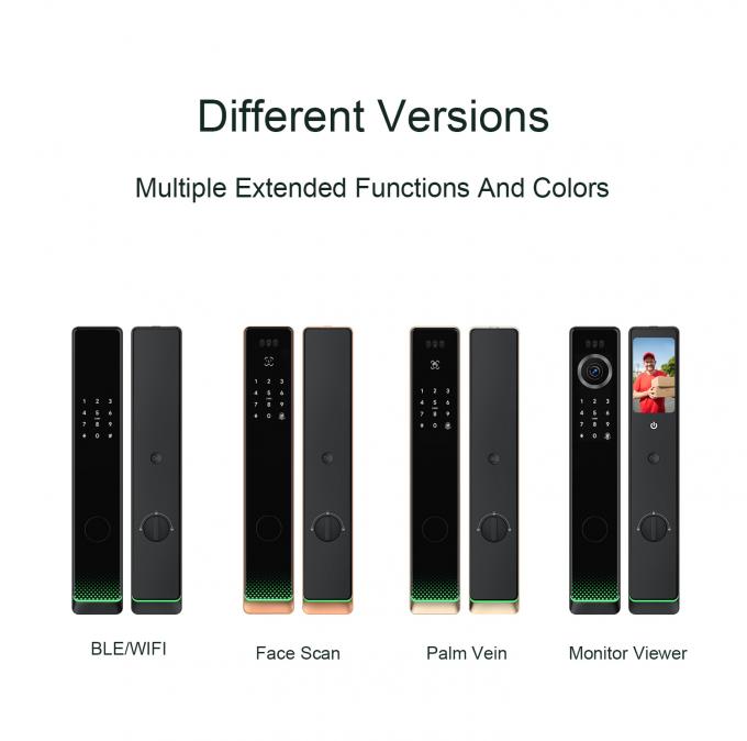 Liliwise Automatic Electric Smart Door Locks Impermeabile Impronte digitali esterne Keyless Ttlock Tuya Smart Lock Con Wifi 6