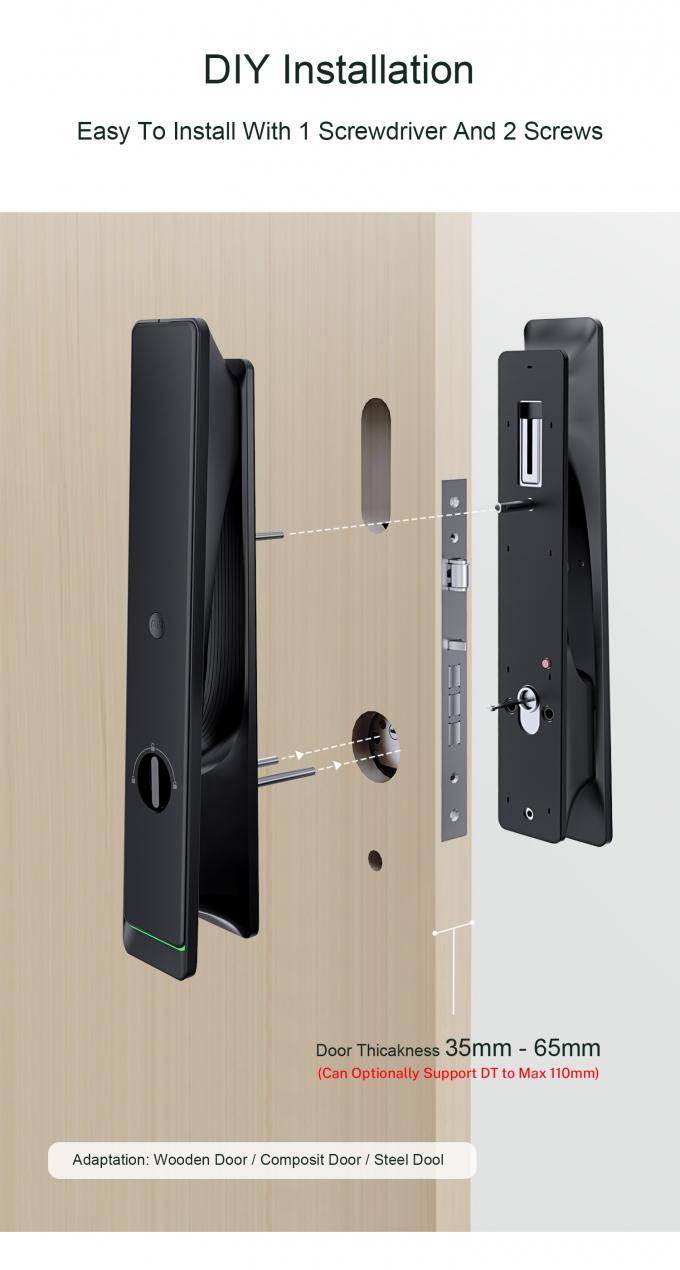 Liliwise Bimoetric Password Lock Tuyawifi Huellas Dactilares Elettrico Digitale Cerradura Electronica Inteligente Smart Door Locks 14
