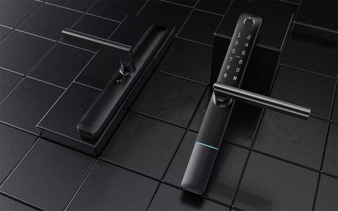 Liliwise Tuya Waterproof APP WiFi BLE Fingerprint Smart Lock Slim Door Lock per profilo stretto Porte in alluminio Porte in legno 1