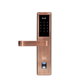 Portata lunga di durata di vita della batteria della porta di porta delle serrature del sistema di sicurezza elettronico di legno dell'impronta digitale
