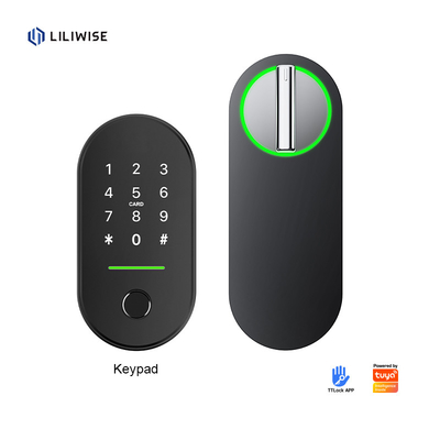 Liliwise Hot Selling Lock Smart Home Indoor Tuya Ttlock Sicurezza Blocco Digitale Wifi Smart Lock Con Keyless