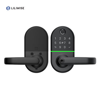 Tuya WiFi Smart Door Lock with Fingerprint Keypad and 200 Fingerprint Capacity for 35-55mm Doors