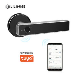Serratura di porta astuta Keyless biometrica di Digital della maniglia di porta dell'impronta digitale della serratura di porta di Bluetooth del App di Tuya WiFi