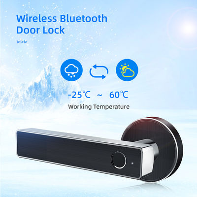 Serratura di leva elettronica della maniglia di porta dell'impronta digitale telecomandata senza fili di Bluetooth WiFi delle serrature di sicurezza