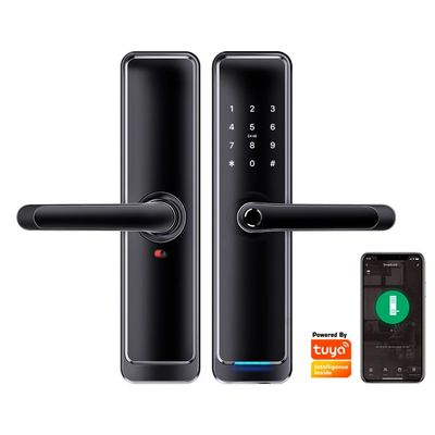 Porta di serratura automatica dell'impronta digitale di WiFi di Digital della tastiera principale biometrica del cavo con il App di Tuya