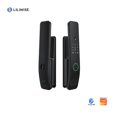 Liliwise High Security Smart Door Lock with Biometric Fingerprint and Tuya WiFi Suitable for 35~60mm Door Thickness