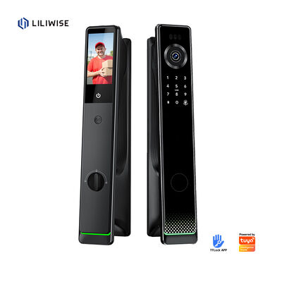 Liliwise Fechadura Digital Tuya Intelligente Cerradura Sicurezza Wifi Password wireless senza chiave Serrature intelligenti con telecamera