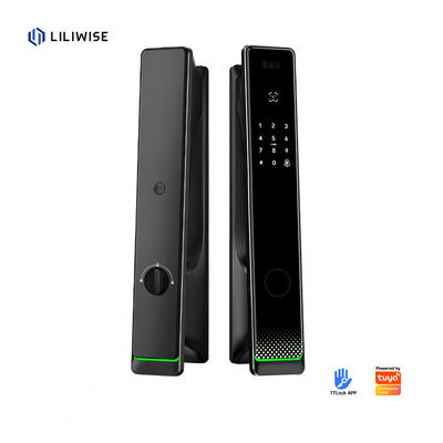Liliwise Tuya Sicurezza domestica Serratura porta d'ingresso esterna Digitale impronta digitale Sicurezza impermeabile Riconoscimento facciale Serratura intelligente