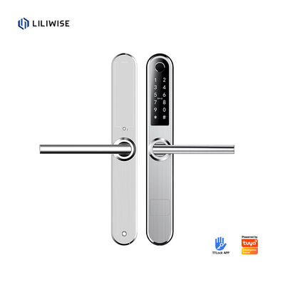 Liliwise Sicurezza Impronta digitale elettronica Smart Digital Door Lock Usato all'aperto Slim Aluminum Impronta digitale Chiusura porta con APP