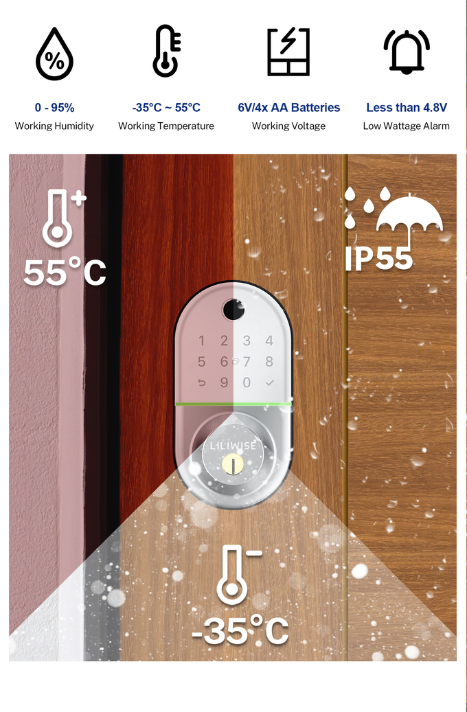 Serratura di porta di Inteligente Bluetooth Digital per il residence 2