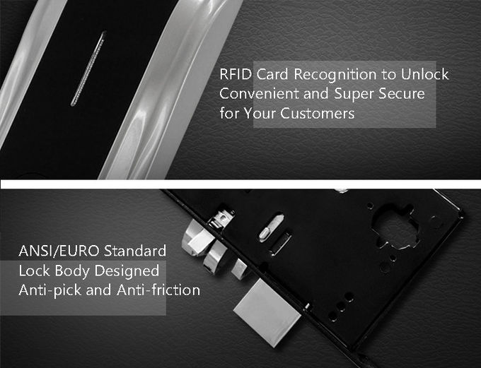 Le serrature di porta elettroniche dell'hotel di RFID, Camera elettronica chiude la capacità a chiave di Big Data 2