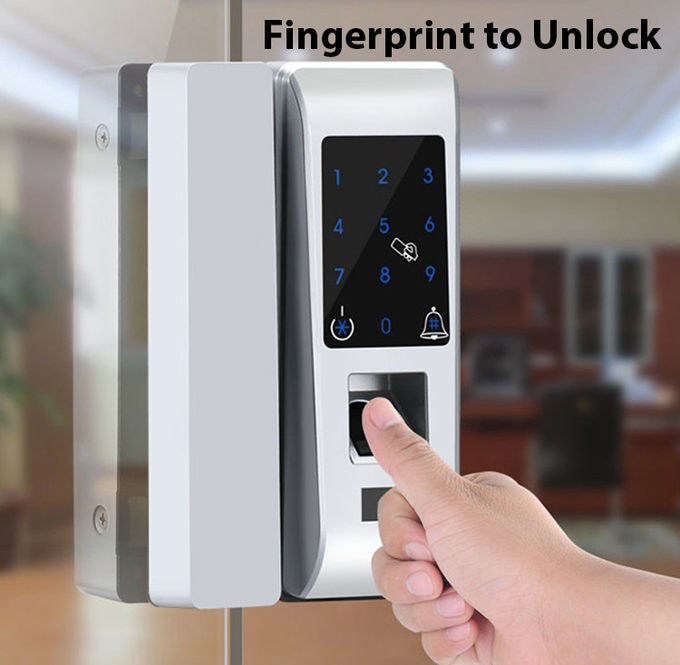 Serratura di porta biometrica su ordinazione dell'entrata, serratura biometrica astuta dell'impronta digitale di parola d'ordine 1