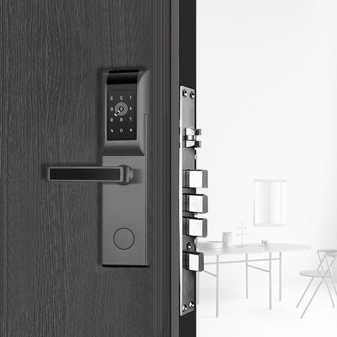 Serratura di porta nera più economica di Digital Bluetooth WiFi per l'appartamento 1